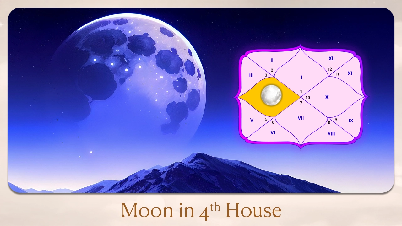 Moon in 4th House